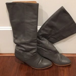 Gray boots by Frye